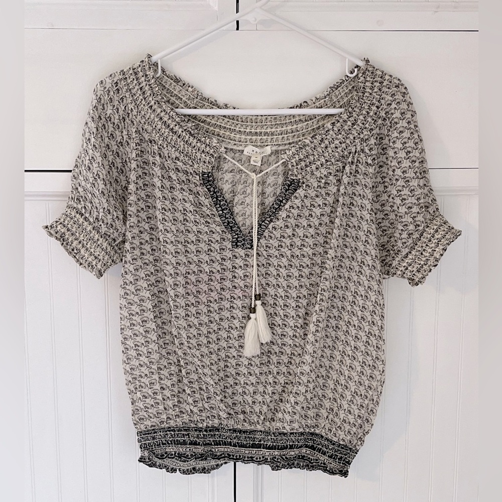 Flower Pattern Blouse by Soft Joie